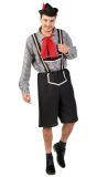 Zwarte Duitse lederhosen