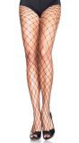 Zwarte grove net panty