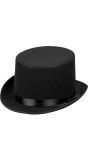 Zwarte hoge hoed colin