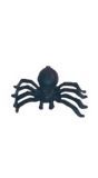 Zwarte spinnen decoratie halloween 25 stuks