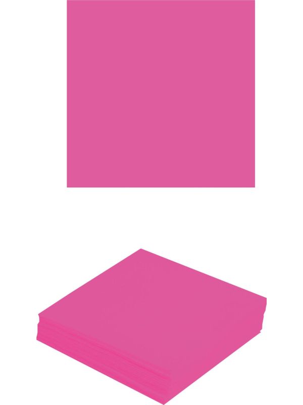 20 papieren servetten neon fuchsia main product photo