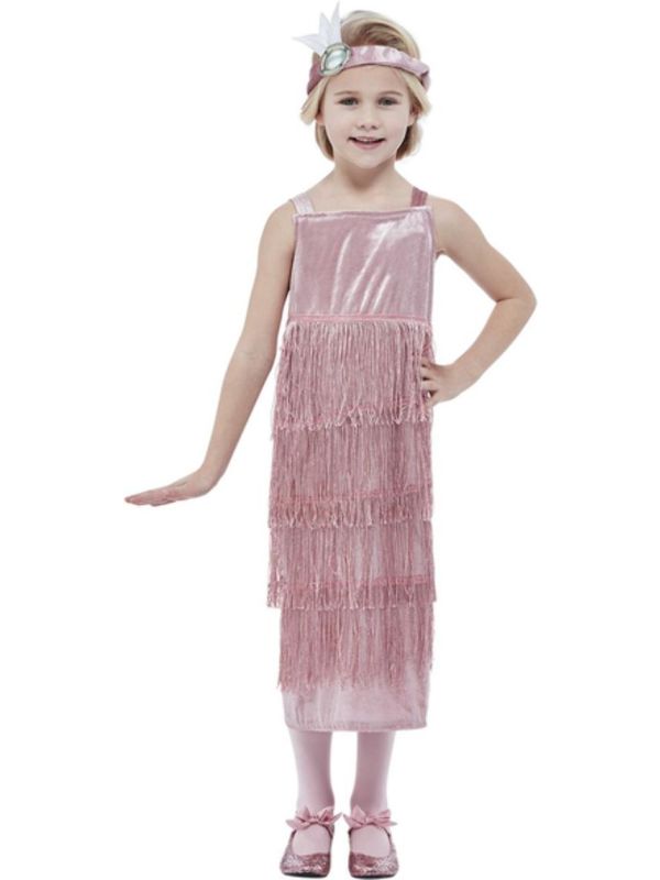 20'S Meisjes Jurk Roze main product photo