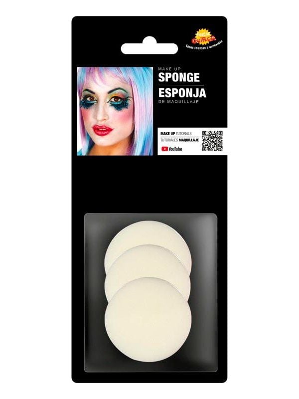 3 make up sponsjes rond main product photo