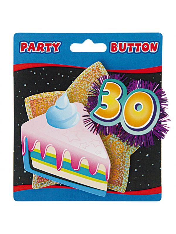 3D button 30 jaar
