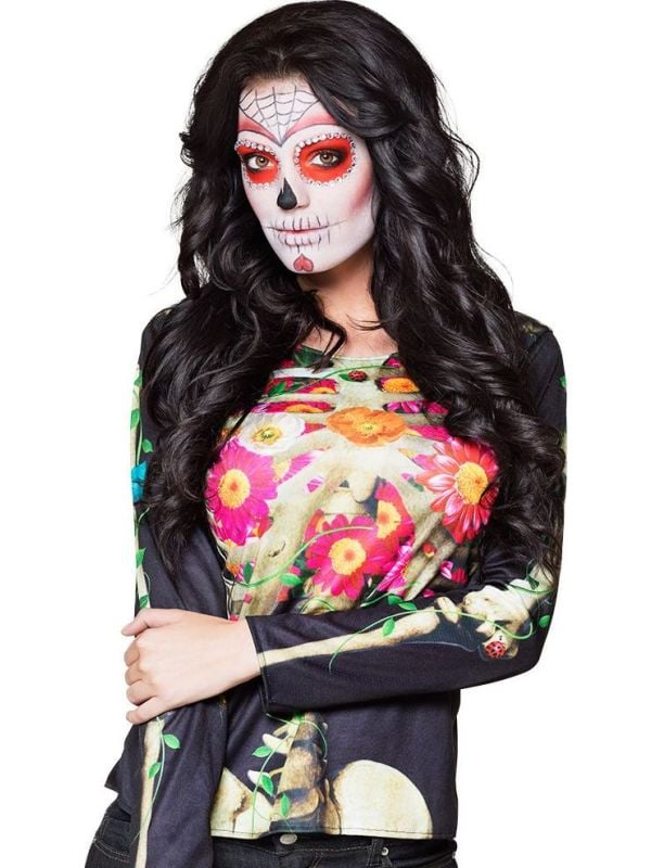 3D shirt dia de lost muertos dames main product photo
