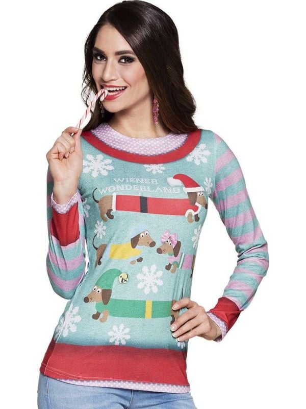 3D shirt foute kersttrui dames main product photo