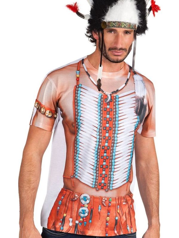 3D shirt opperhoofd heren main product photo