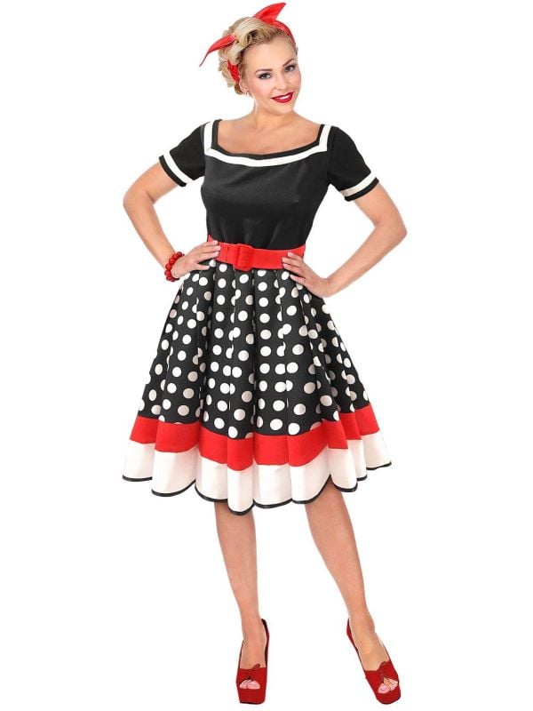 50s Grease jurk dames