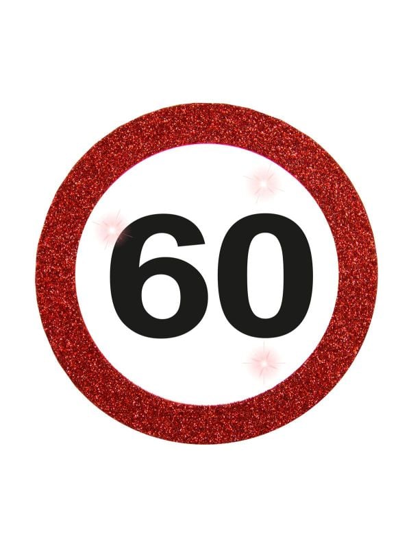 60 jaar verkeersbord LED