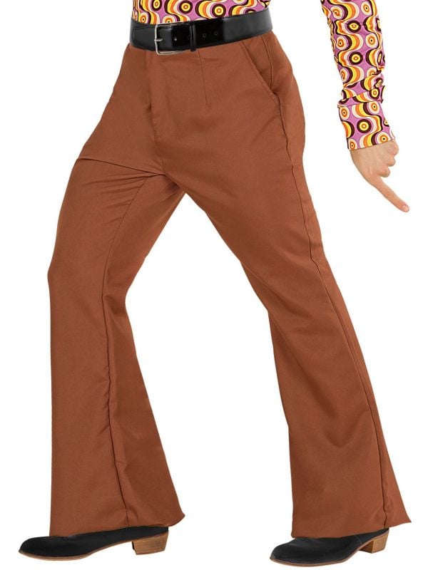 70s broek bruin