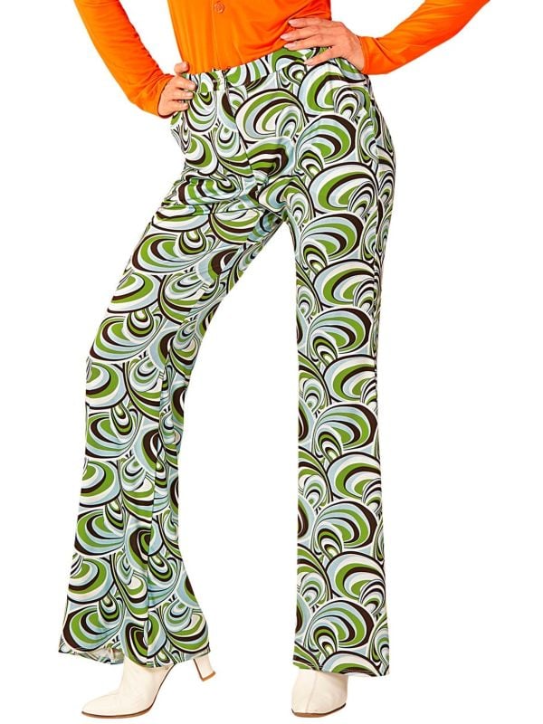 70s groovy broek dames