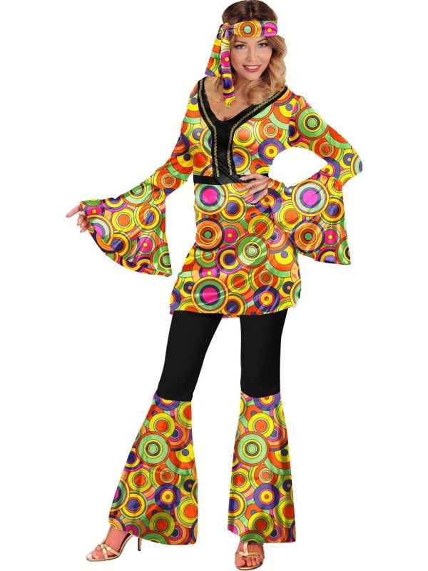 70s retro groovy style pak vrouwen