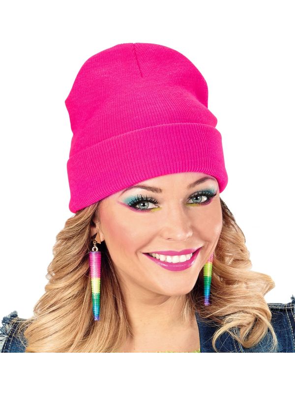 80s muts neon roze