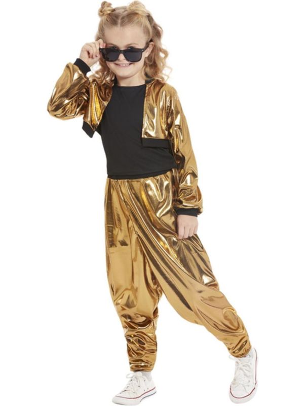 80'S Partytime Meisjes Pakje Goud main product photo