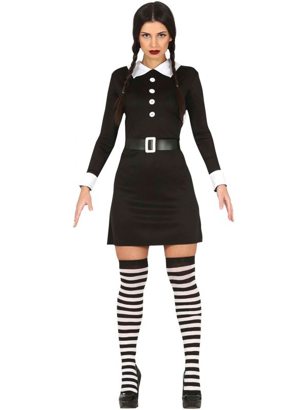 Addams family outfit dames