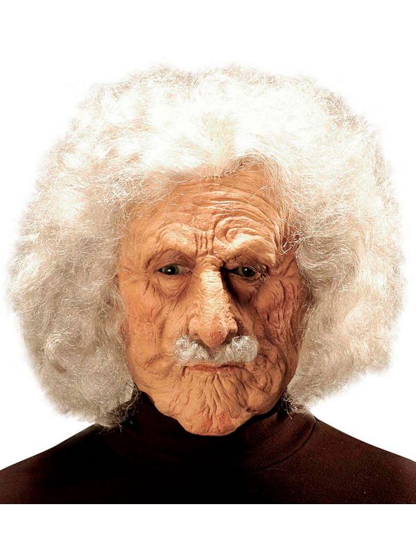 Albert Einstein masker met pruik main product photo