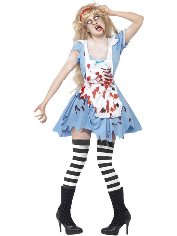 Alice blauw zombie jurkje main product photo