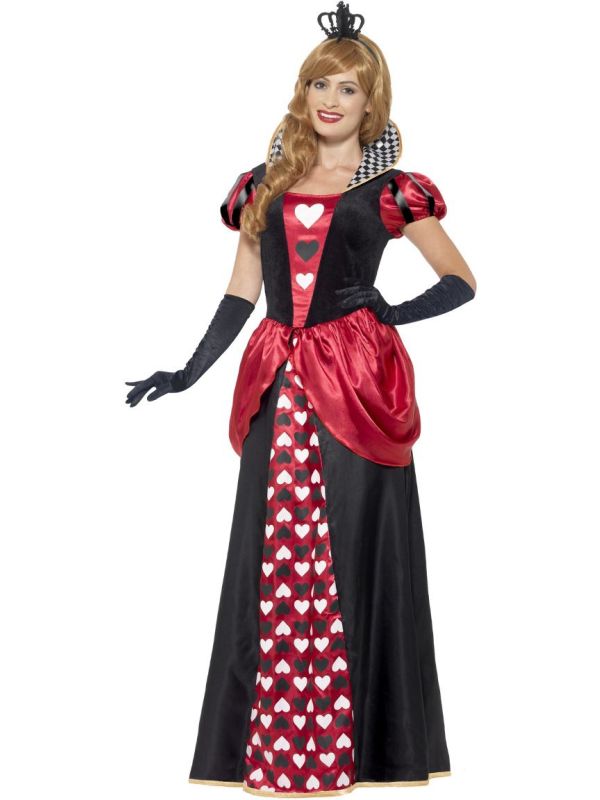 Alice in Wonderland rode koningin outfit