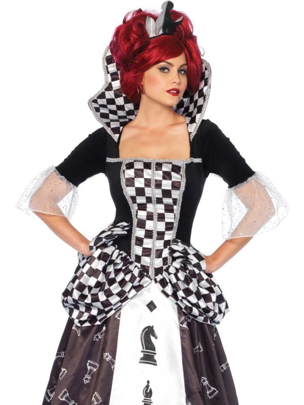 Alice in wonderland schaak koningin jurk main product photo