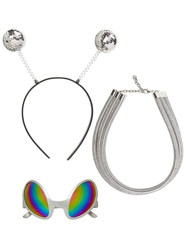 Alien accessoire set zilver