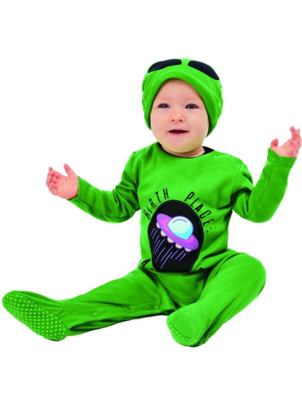 Alien Baby Kostuum Groen main product photo