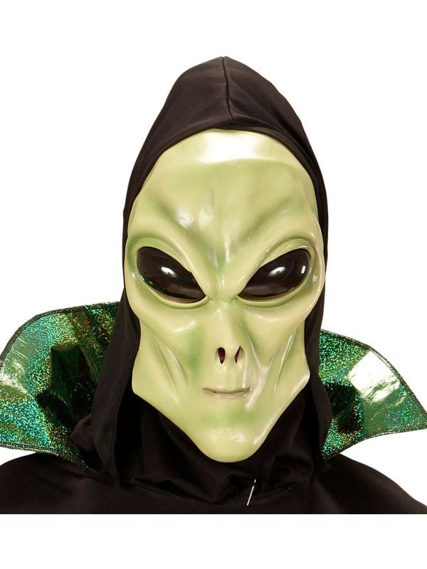 Alien masker met capuchon