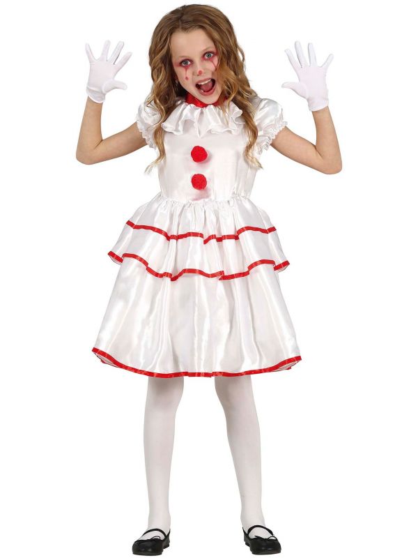 Annabelle jurkje outfit wit rood meisjes