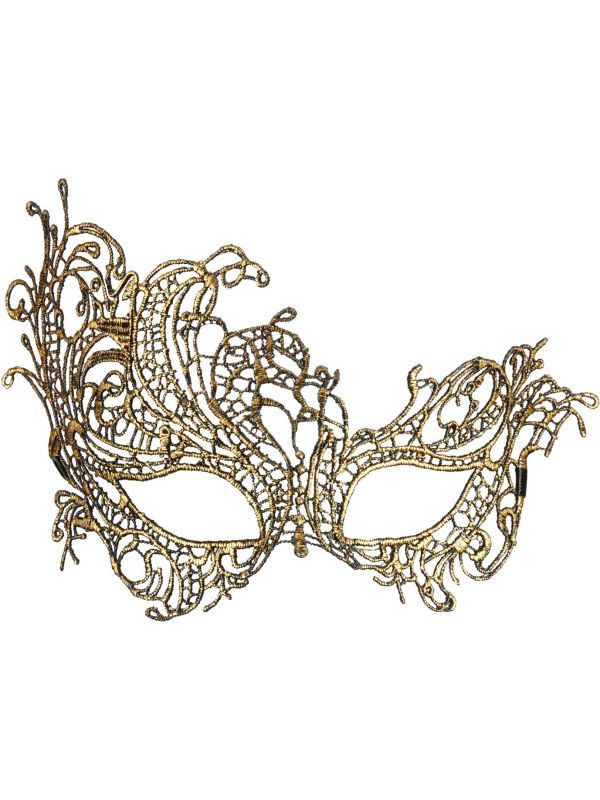 Antieken barok oogmasker goud