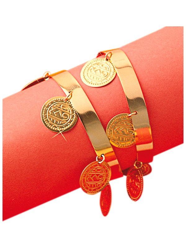 Armband zigeuner gouden muntjes