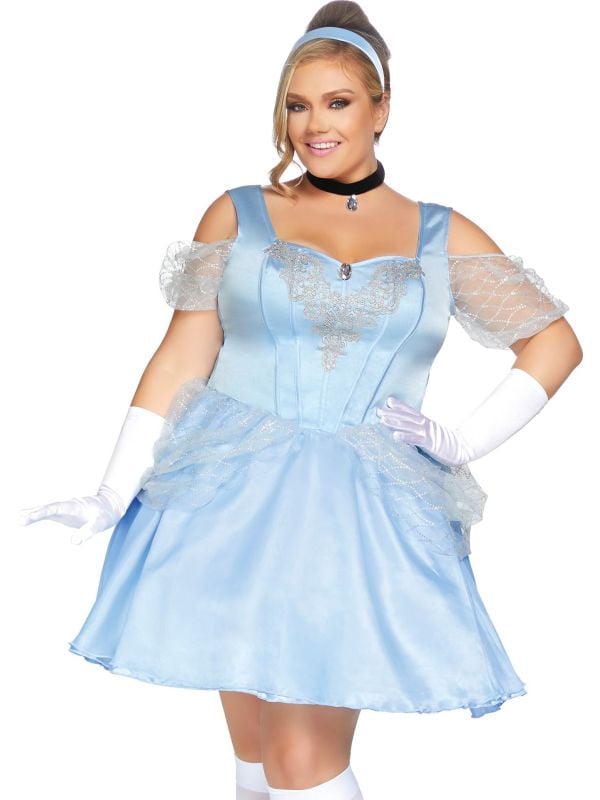 Assepoester jurk plussize Feestkleding