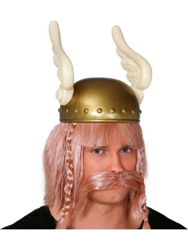 Asterix helm met witte vleugels