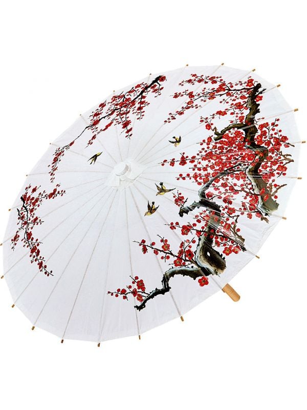 Aziatische decoratieve paraplu 84cm