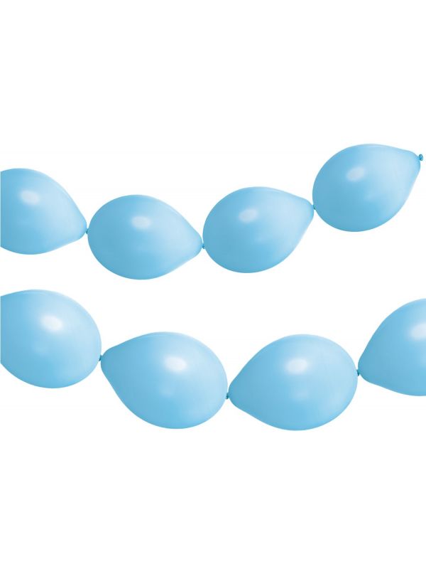 Baby blauwe ballonnenslinger matte kleur