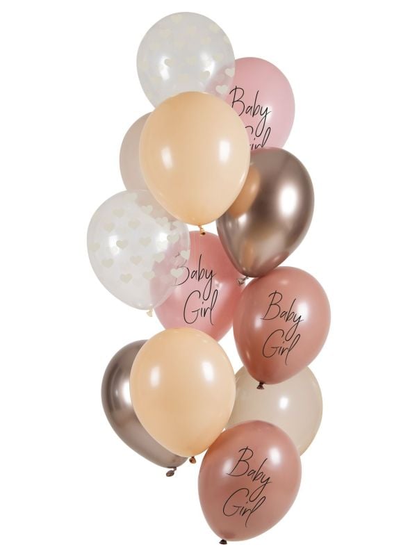 Baby girl ballonnen set