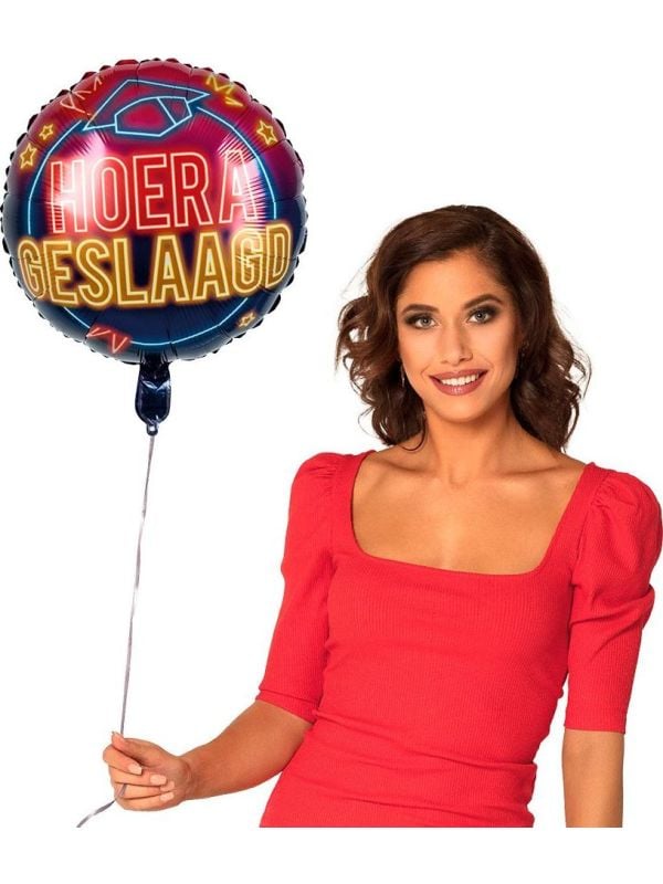 Ballon hoera geslaagd