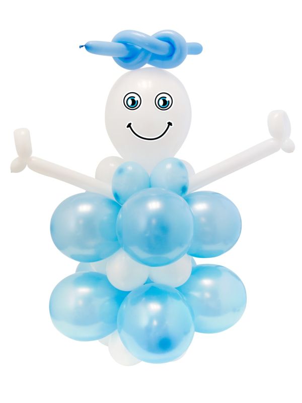 Ballonfiguur knutselset baby jongen