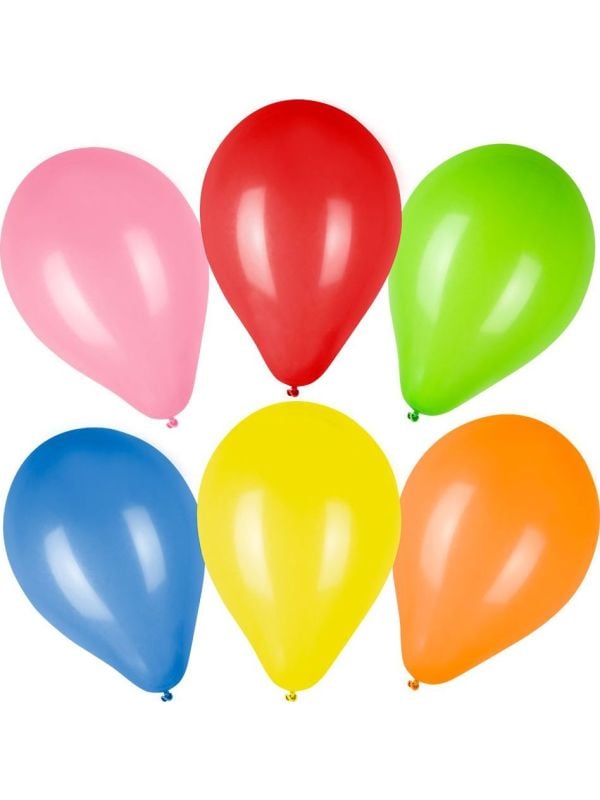 Ballonnen 100 stuks mix kleuren main product photo