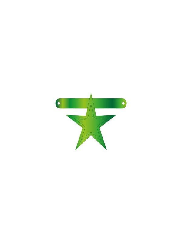 Banner Ster lime groen main product photo