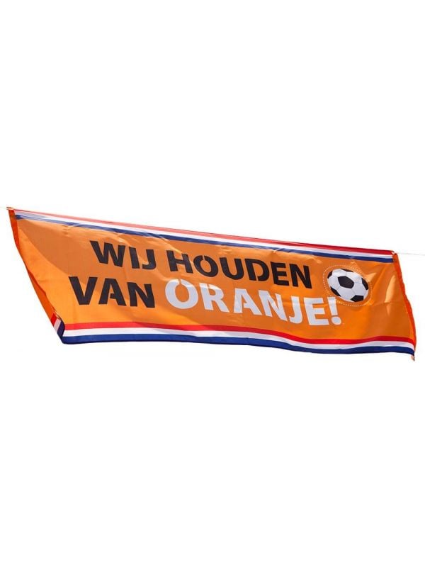 Banner wij houden van oranje