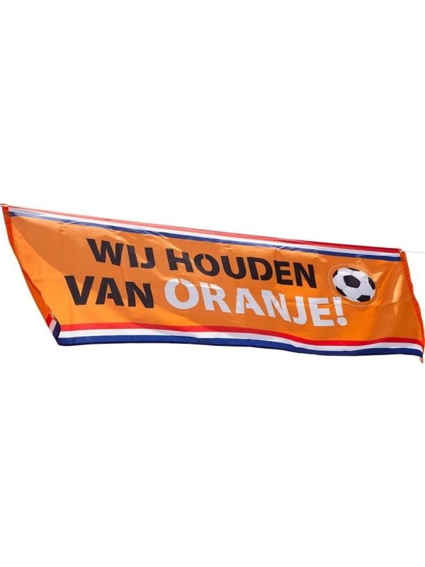 Banner wij houden van oranje