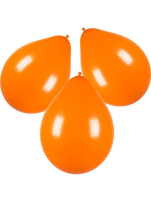 Basis oranje ballonnen 10 stuks 30cm