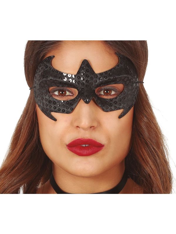 Batman oogmasker zwart