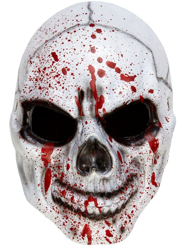 Bebloed schedel masker