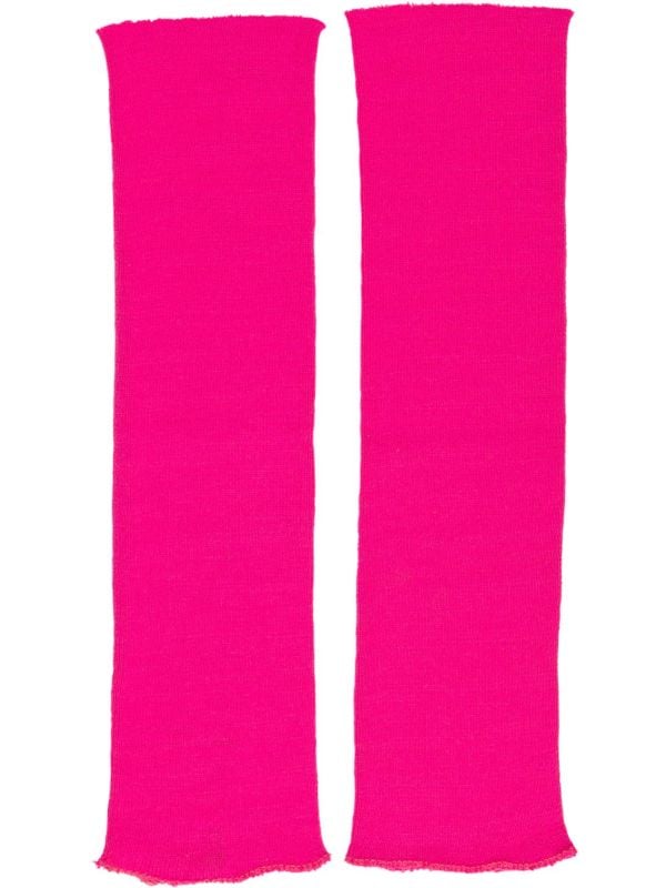 Beenwarmers neon roze