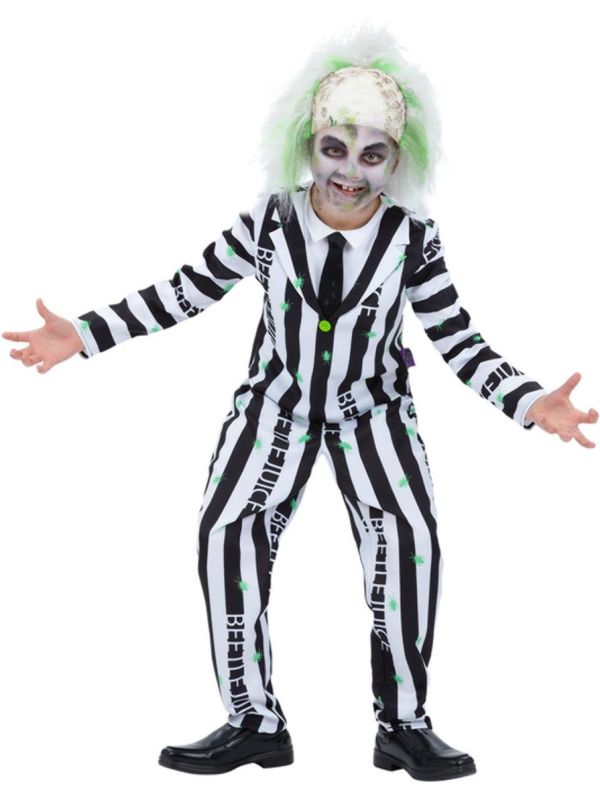 Beetlejuice Kostuum Jongens Zwart en Wit main product photo