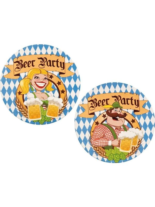 Beiers oktoberfest bierviltjes