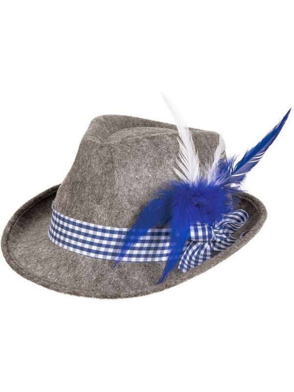 Beiers oktoberfest hoed blauw