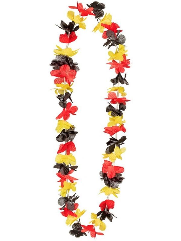België bloemen krans zwart geel rood