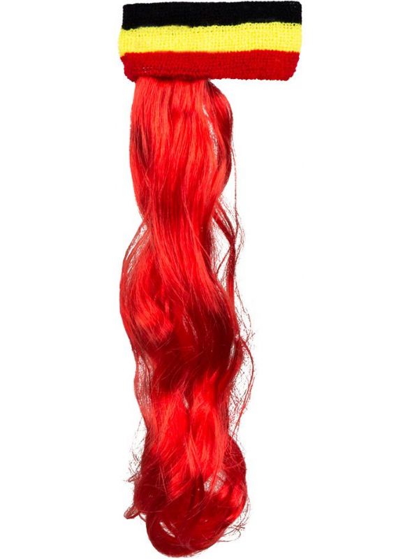 België hoofdband met rood matje