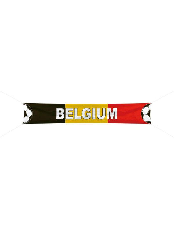 Belgie supporter spandoek